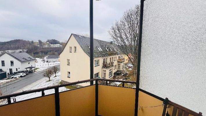 Balkon mit weitem Blick