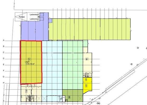 Grundriss_Lager 3 - rot umrandet