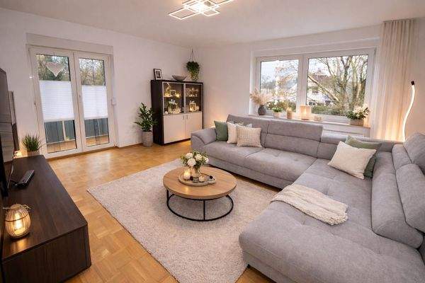 Wohnzimmer virtuelles Homestaging