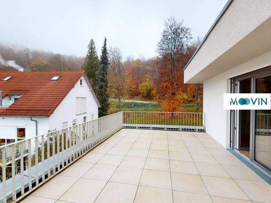 Ansicht I: Dachterrasse