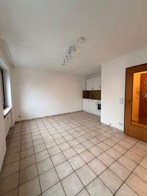 Wohnen mit integrierter Küchenzeile