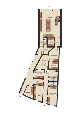 Grundriss Ladenlokal