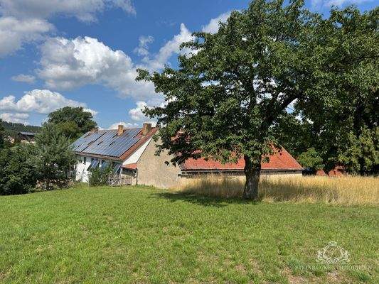 Blick auf die PV Anlage