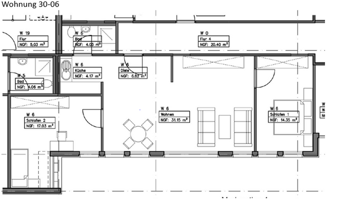 Grundriss WE 30-06