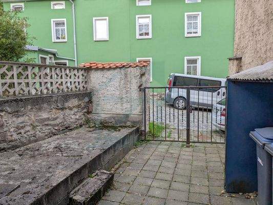 Zufahrt zum Grundstück