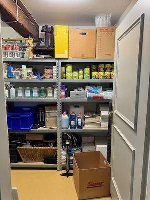 Der Abstellraum an der Wohnung