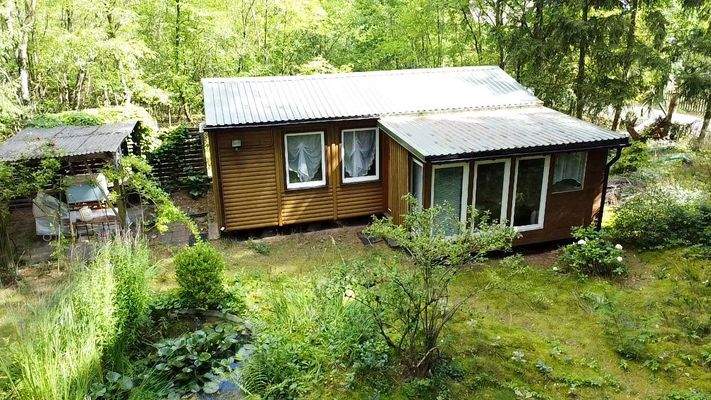 Blick auf Sommerhaus