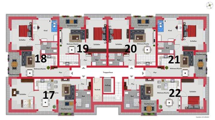 Grundriss Dachgeschoss