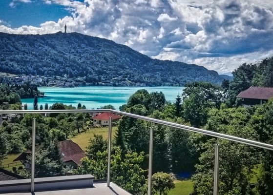 Wörtherseeblick von der Terrasse