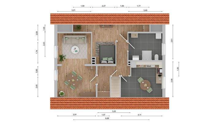 Grundriss DG Haupthaus