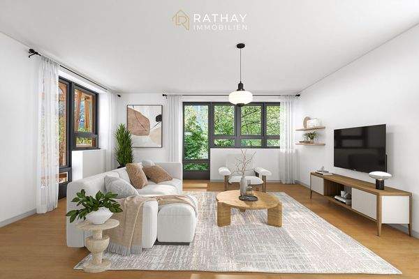 Visualisierung Wohnzimmer