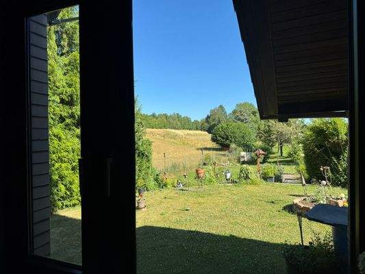 EG Blick v. WZ in Garten