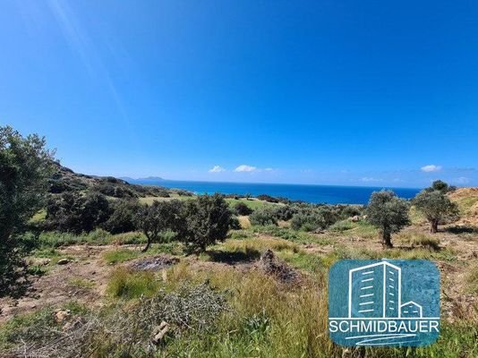 Fantastisches Grundstück mit Meerblick in der Nähe von Triopetra Beach