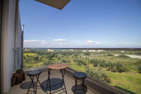 Kreta, Agios Onoufrios: Neu erbaute Villa mit perfektem Meerblick zu verkaufen