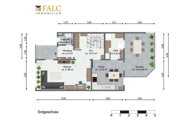 Grundriss Erdgeschoss