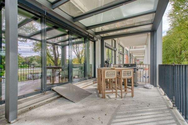 Überdachte Terrasse