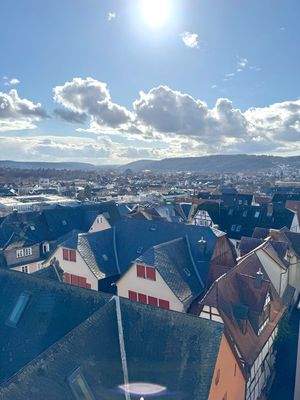 Ausblick über Marburg
