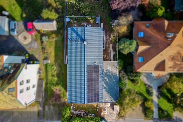 Haus mit Photovoltaikanlage