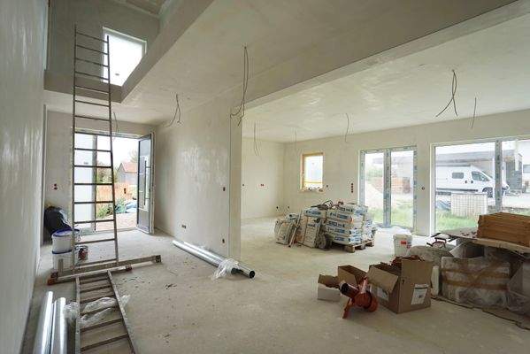 Blick auf den aktuellen Baustand