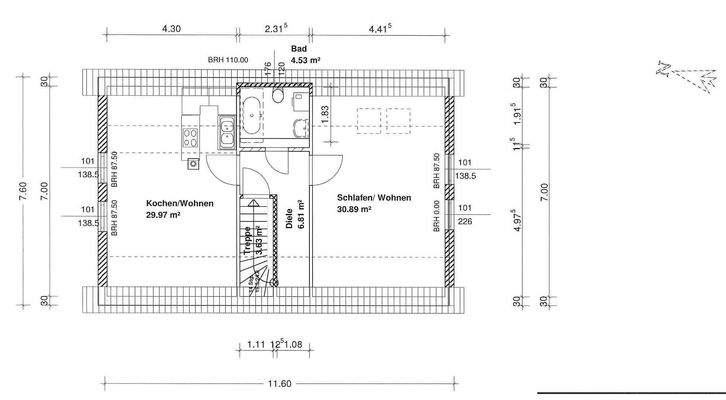 Grundriss Dachgeschoss