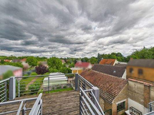 Blick vom Dachgeschoss 