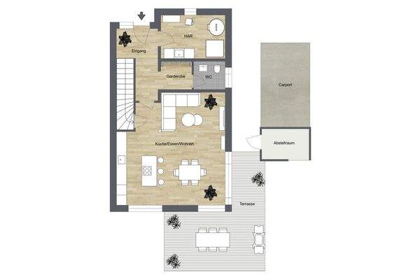 021 - Grundrissplan Erdgeschoss