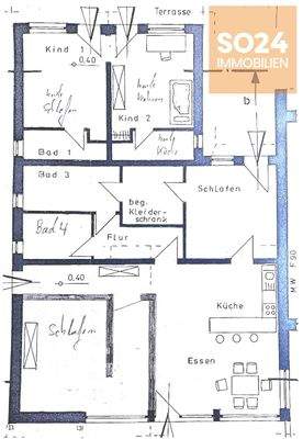 Grundriss beide Einheiten, inkl. Schlafz