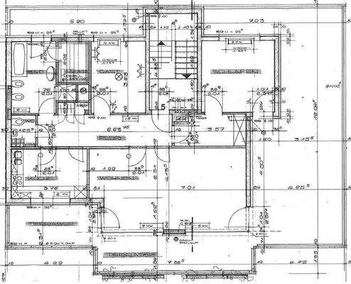 Der Grundriss mit ca. Maßen
