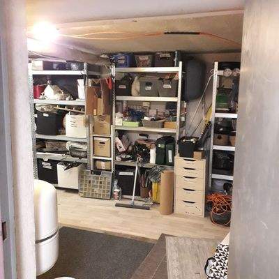 Blick in den Heiz- u. Lagerraum  