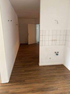 Flur mit Küchenzeile