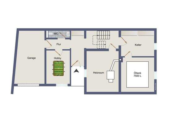 Grundriss Untergeschoss