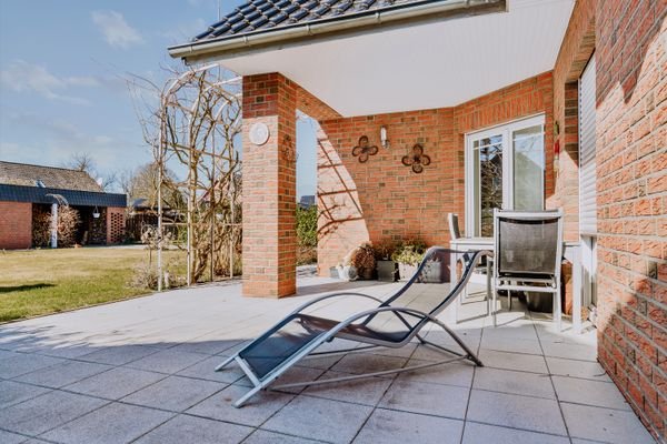 Sonnige Süd-West-Terrasse