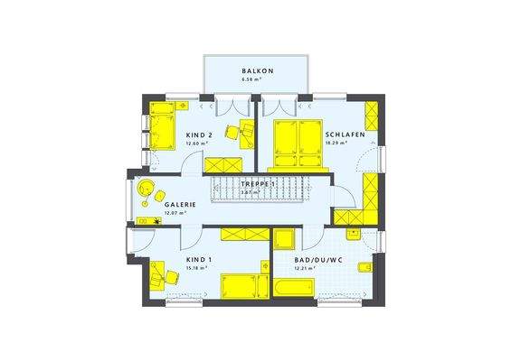 floor plan second floor