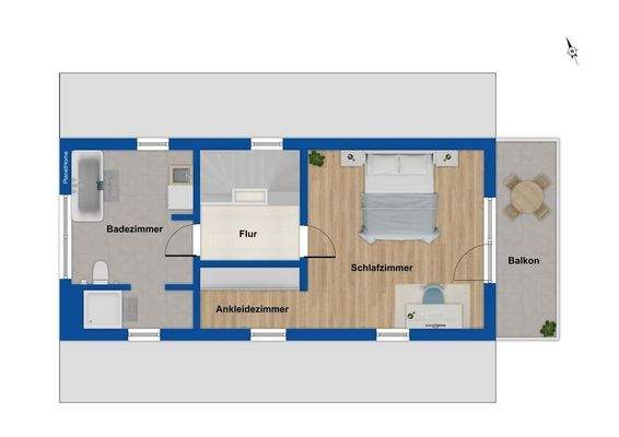 Grundriss Dachgeschoss