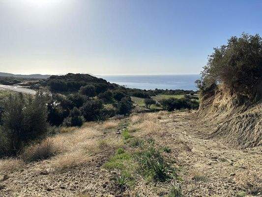 Kreta, Triopetra: Grundstück mit Meerblick zu verkaufen