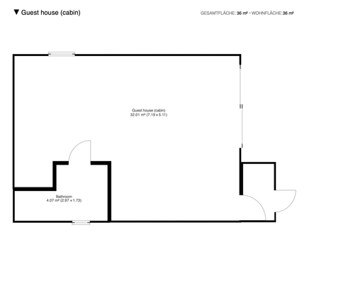 Grundriss Gästehaus