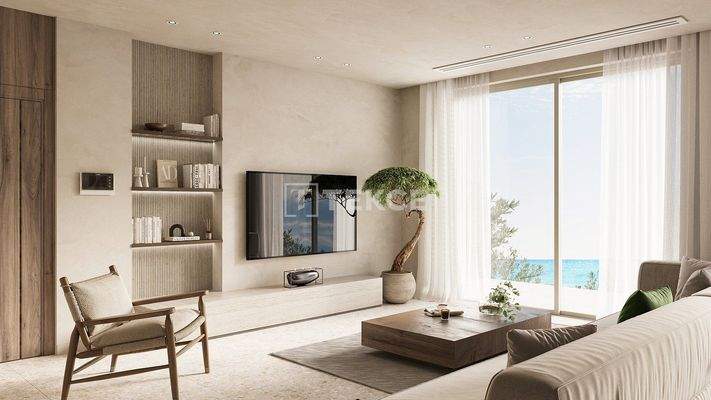 Apartments in a Complex with Private Beach in Gazimağusa