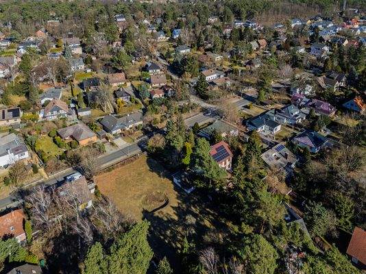 Luftaufnahme - Umgebung und Nachbarschaft