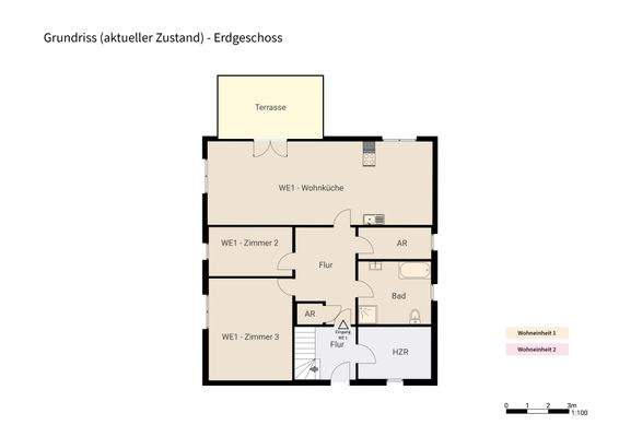 Grundriss - aktueller Zustand EG