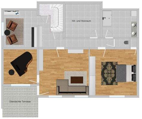 Grundriss Hanggeschoss