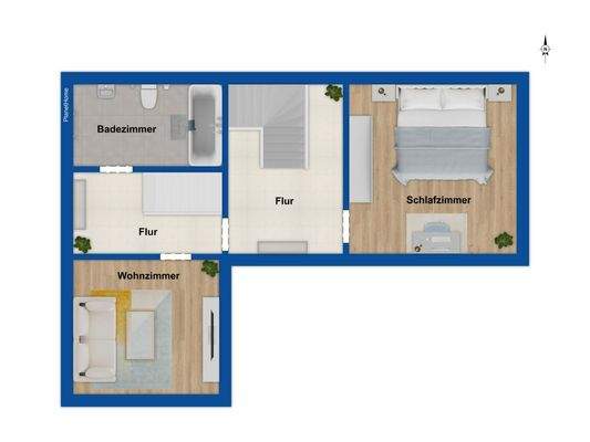 Grundriss Obergeschoss