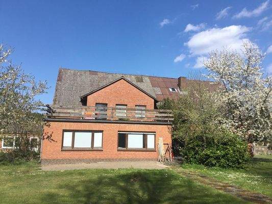 Blick auf Dachterrasse Obergeschosswohung