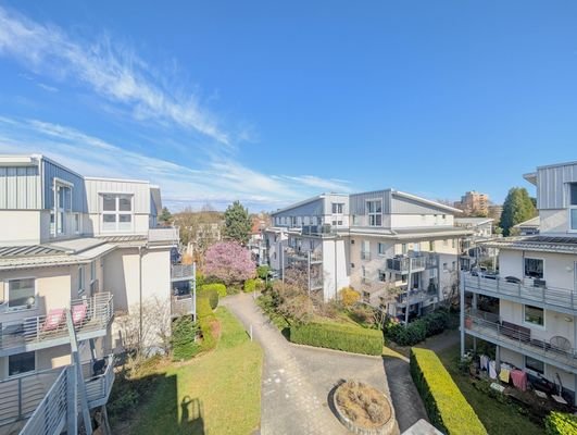 Ausblick vom Balkon