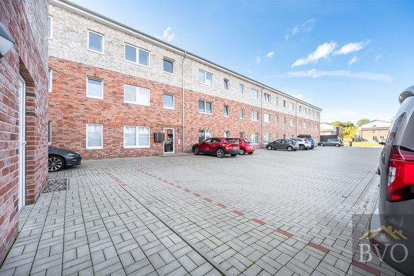 Innenhof mit Platz für Fahrradstellflächen