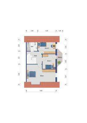 Grundriss Dachgeschoss