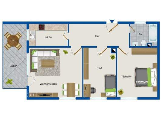 Grundriss Erdgeschoss