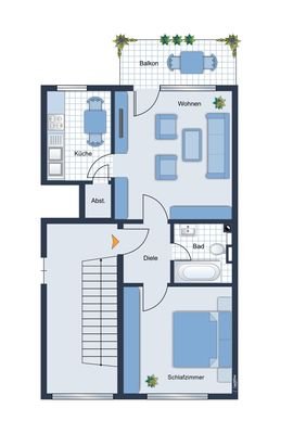 Grundriss Wohnung