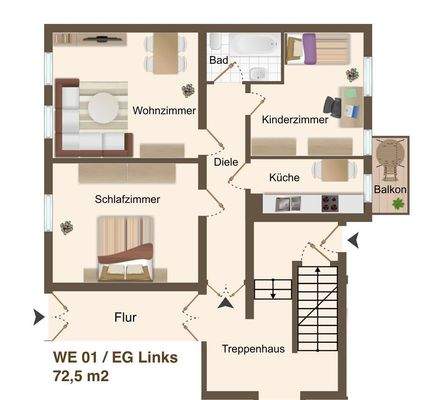 Chemnitz, Lichtenwalder Str. 34_Grundriss EGL_WE 0