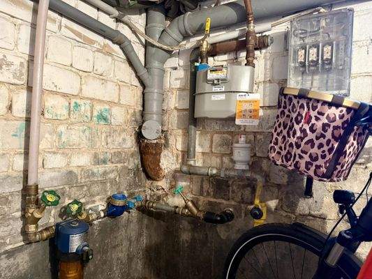 Hausanschlüsse - ein Gaszähler