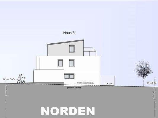 Ansicht Norden Haus 3